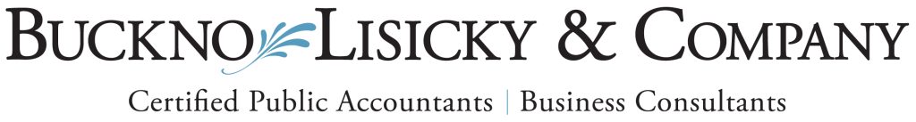 Buckno Lisicky & Company | Certified Public Accountants and Business Consultants Horizontal Logo